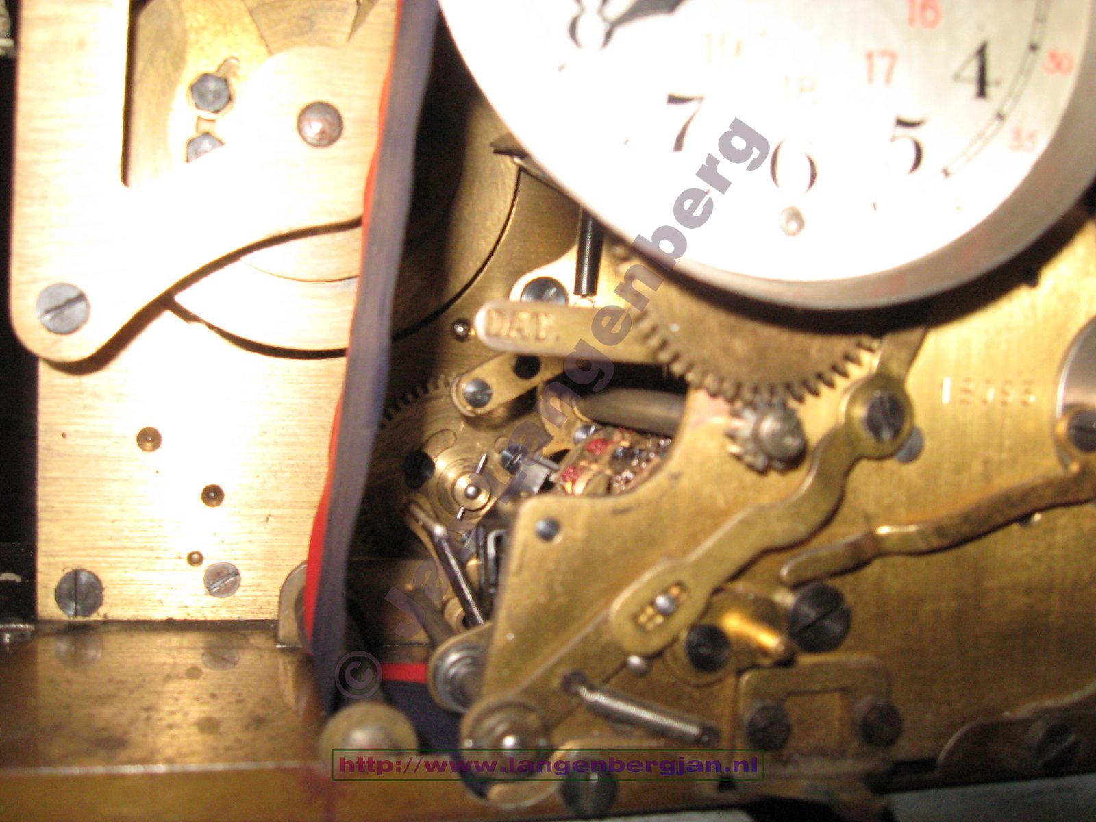 Benzing time recorder - an old antique time timerecorder