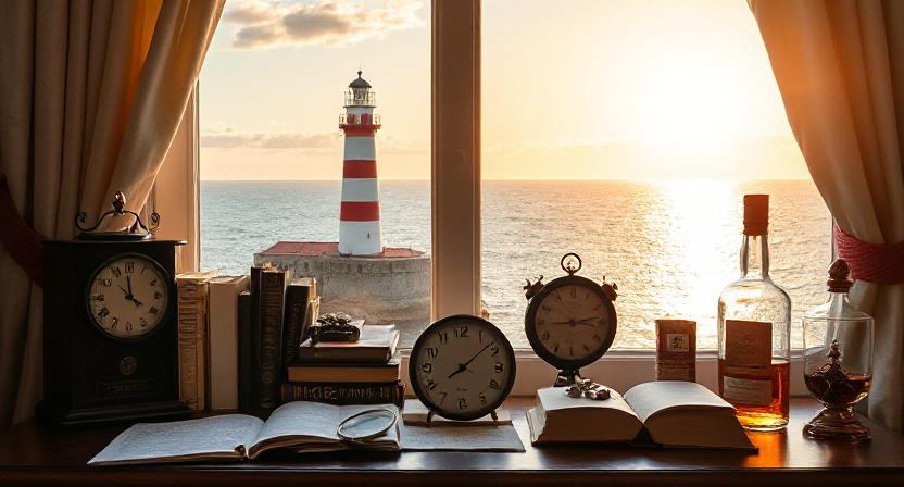 old man collecting his stamps