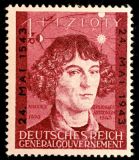 Stamp with Nicolaus Copernicus - Deutches Reich