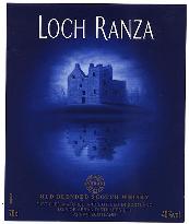 Loch Ranza whisky label from Loch Ranza