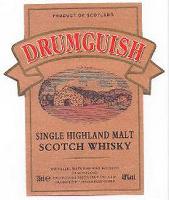 Drumguish whisky label